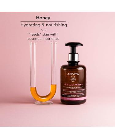 Apivita Micellar Cleansing Water 300ml - Gentle & Effective Makeup Remover for All Skin Types - Buy Online on GoSupps.com