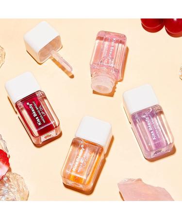 Hydrating Lip Glow Oil - Fruit Flavoured Moisturizing Gloss - Long Lasting Nourishing Shine - 4 Colors - Buy Online on GoSupps.com
