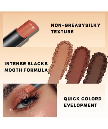 6 Colors Glitter Eyeshadow Stick Colorful Set 6 Eye Makeup Brush Set Waterproof Eye Shadow Pencil Eye shadow Stick Pen Makeup Set Waterproof & Long Lasting Starter Eyeshadow Stick Sets 57*6+6 - Buy Online on GoSupps.com