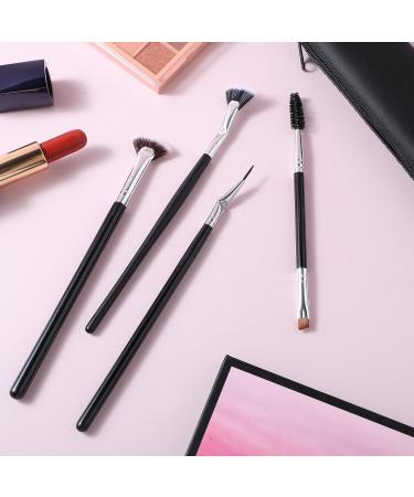 4PCS Mascara Fan Brush Set - 2024 New Folding Scalloped Lash & Eyebrow Separator - Essential Eye Makeup Tool for Perfect Lashes - Buy Online on GoSupps.com