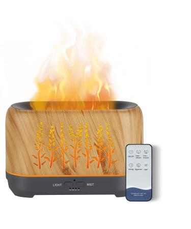 NEWYID Essential Oil Diffuser, 24V Ultrasonic Original Flame Diffuser, 3 Mist Mode 2 Timer Up to 12H of Continuous Aroma Waterless Auto-Off Aromatherapy Diffuser for Home Office, Gift Ideal for Women Wood - Buy Online on GoSupps.com