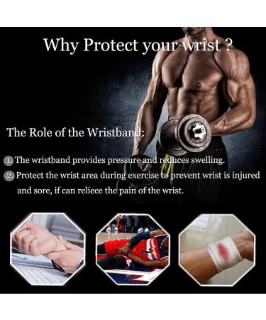 YUNYILAN 2 PCS Wrist Brace for Carpel Tunnel - Comfortable Support for Sprained, Arthritis, Ganglion Cyst - Wrist Compression Band (Black) - Buy Online on GoSupps.com