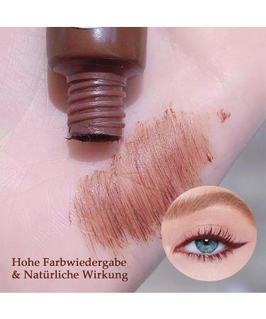  EONFAVE Brown Mascara for Definition and Volume Waterproof and Stain Resistant Brown Mascara Mascara for Eye Makeup Care and Hydration False Eyelashes Effect - Buy Online on GoSupps.com