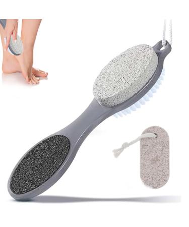 Pumice Stone for Feet with a Stone Foot Scrubber Pumice Stone Foot Scraper Set Pumice Stick Stones Foot Exfoliator Corn Remover for Feet Stone for Dry and Wet Feet Foot Care