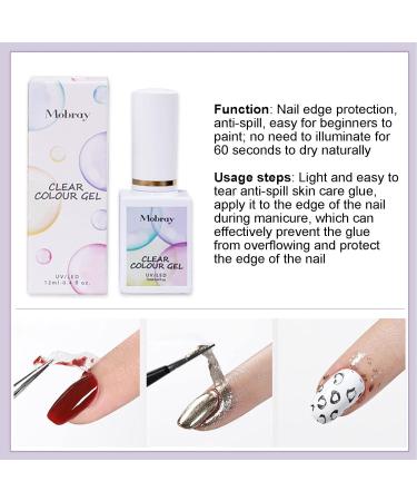 Peel off Nail Polish Peel off Nail Polish - Liquid Easy-peel Polish Barrier Simple Peel off Cuticle Guard for Nail Art Liquid Nail Art DIY Salon Holexty 12ml - Buy Online on GoSupps.com