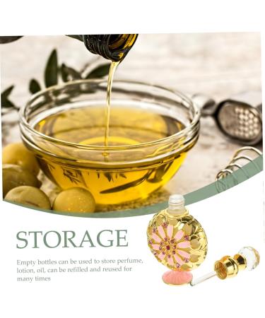 minkissy Lotion Bottle Cosmetic Containers Valentine Goodies For Valentines Day Perfume Container Glass Perfume Bottle Sun Flower Essential Oil Bottle Sample Vial Bottled Alloy - Buy Online on GoSupps.com