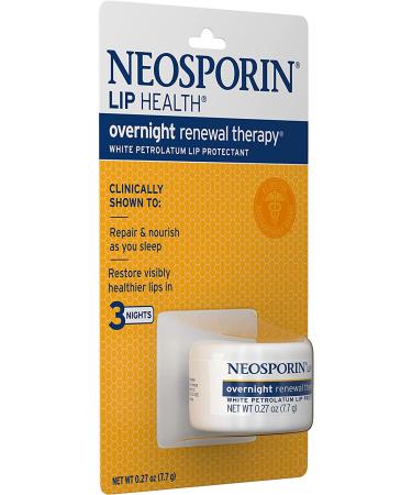 Neosporin Lip Health Overnight Therapy - 2 Pack, Nourish & Repair Dry, Chapped Lips - Buy Online on GoSupps.com