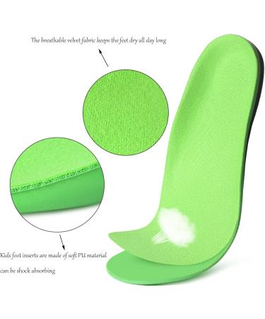 Kids Insoles for Arch Support | Orthotic Shoe Inserts for Flatfoot & Plantar Fasciitis Relief | Best Children s Insoles for Running & Walking | XS (4C-5.5C - Buy Online on GoSupps.com