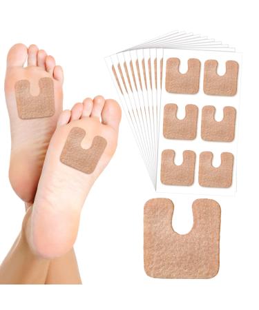 60 Pcs U Shaped Felt Callus Pads Metatarsal Pads Forefoot Foot Pads Pain Relief Foot Cushion Keep Calluses from Rubbing on Shoes Adhesive Pads for Men and Women, Beige - Buy Online on GoSupps.com