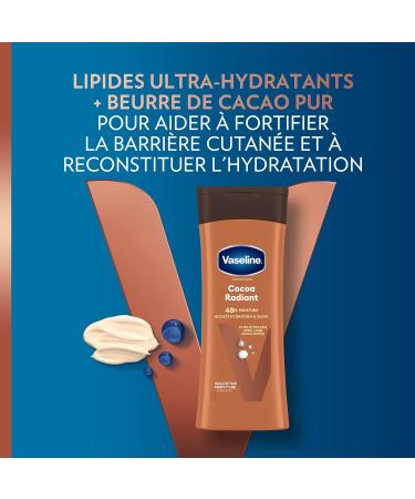 Vaseline Intensive Care Cocoa Radiant Lotion Corporelle Hydratante Pour Peau S che Peau Nourrie et clatante Hydratation 48H Avec Lipides Hydratants et Beurre de Cacao Pur 2x 200ml - Buy Online on GoSupps.com