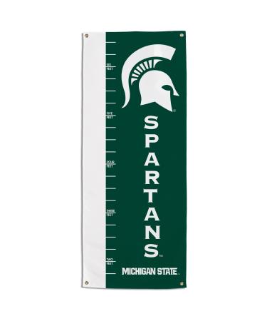 NCAA Michigan State Spartans Growth Chart Banner, Team Colors, one size