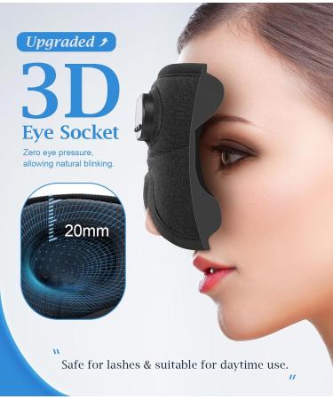 Bluetooth Sleep Headphones & White Noise Mask | 3D Eye Mask | 38 Soothing Sounds | 16hrs Playtime | Light Blocking | Auto-Off Timer | Ideal for Travel & Sleep - Buy Online on GoSupps.com