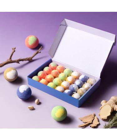 Bath bomb Shower bubble capsules 24 body fizzers for relaxation effervescent pearls with a soothing formula - Buy Online on GoSupps.com