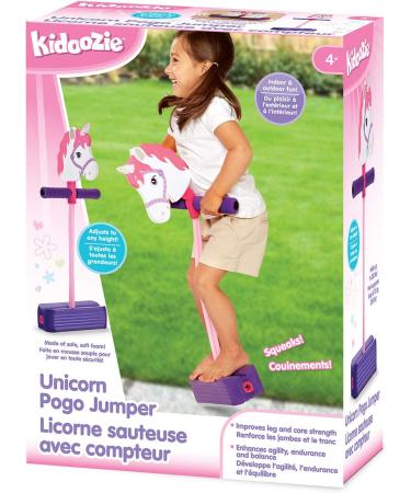 Kidoozie Foam Unicorn Pogo Jumper | Fun & Safe Play for All Ages | Encourages Active Lifestyle | Squeaky Sounds | 250lb Capacity - Buy Online on GoSupps.com