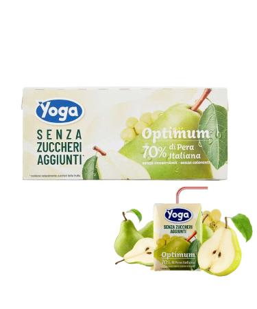 Idea 8 Packs of Yoga Optimum Italian Pear Fruits (3 x 200 ml)