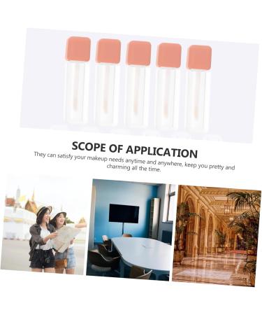 SHERCHPRY 5 pi ces Tubes Compact Flacons R utilisables pour Gloss Bouteilles DIY Accessoires Pratiques pour Voyage et Shopping - Buy Online on GoSupps.com