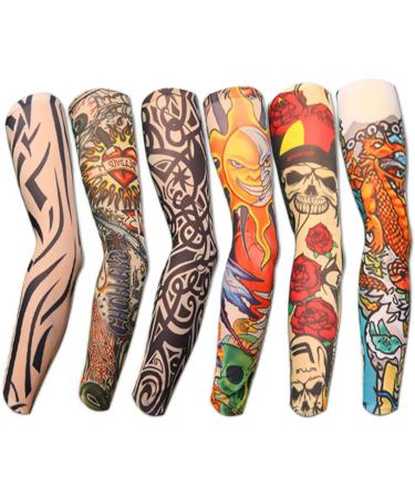 Temporary Tattoo Sleeves Set Akstore Arts Temporary Fake Slip On Tattoo Arm Sleeves Kit - Buy Online on GoSupps.com