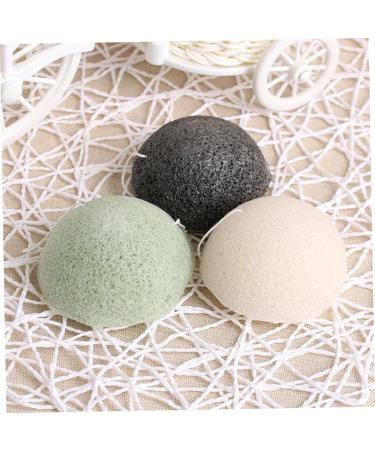FRCOLOR Facial Cleaning Sponge Face Sponge Charcoal Sponges Facial Sponge Korean Facial Sponge Soonges Sponge White Natural Cleansing Sponge - Buy Online on GoSupps.com