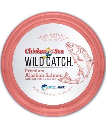 Chicken of the Sea Wild Catch Alaskan Salmon Cups (8 Pack) - Keto & Paleo, Gluten-Free, High Omega 3 & Protein - Buy Online on GoSupps.com
