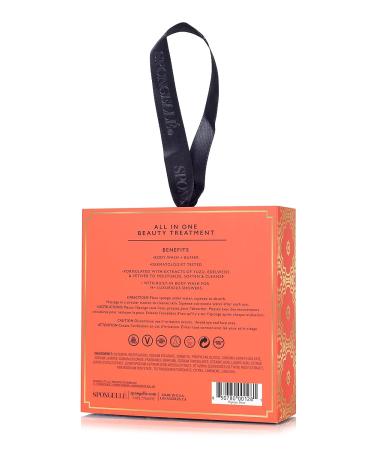 Spongell Boxed Flower Shower Gel Infused Body Buffer - Papaya Yuzu | Exfoliating Sponge - Buy Online on GoSupps.com
