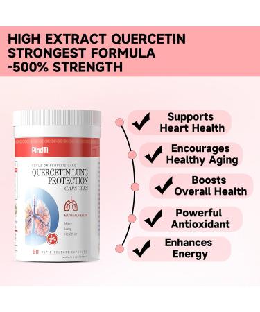 RindTi Quercetin with Bromelain Quercetin 500mg Capsules Immune Health Respiratory Wellness 60 Capsules - Buy Online on GoSupps.com