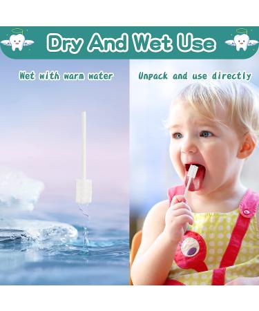 Esonto Baby Tongue Cleaner & Toothbrush Set | 30 Disposable Infant Toothbrushes | 2 Finger Toothbrushes | Baby Oral Cleaning Stick | Dental Care for Ages 0-36 Months - Buy Online on GoSupps.com