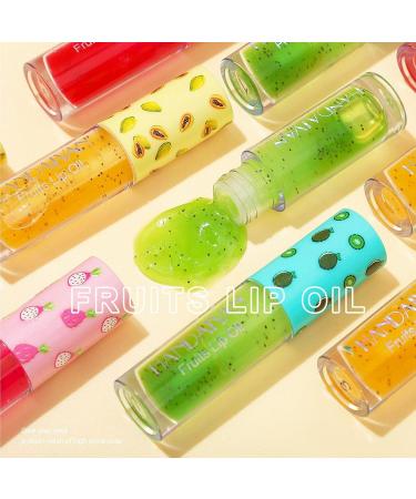 Vigcebit Clear Lip Oil & Gloss Set - Tinted Lip Balm Gift for Christmas & Valentine's Day - Plumping Fruit Extract Lip Glow Oil - Buy Online on GoSupps.com