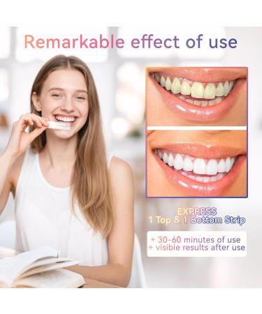 QICCJXYX 14-Day Whitening Stripst Sensitive Teeth Whitener Mild and Non-irritating Deep Stains Removal Nstant Teeth Whitening Without The Harm Peroxide Free(28PCS) - Buy Online on GoSupps.com