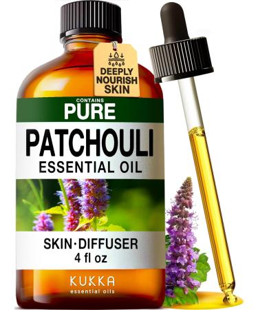Citronella Essential Oil for Diffuse & Patchouli Essential Oil for Diffuser Set - Aromatherapy Grade Essential Oils Set - 2X 4 Fl Oz - Kukka - Buy Online on GoSupps.com
