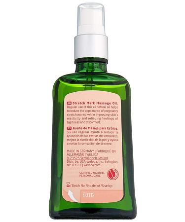 Weleda Mother Stretch Mark Massage Oil 3.4 fl oz - Natural Skin Care for Moms - Buy Online on GoSupps.com