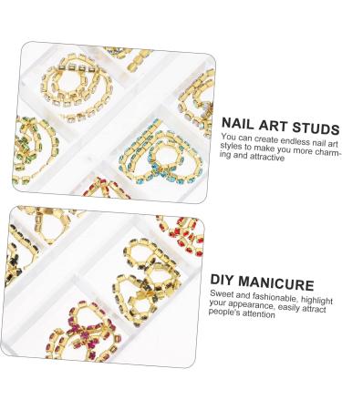 1 Box Nail Art Accessories Nail Art Decoration Charms Vintage Nail Decor Punk DIY Nail Art Nail Chain Charms Nail Embellishments Manicure Chain Charm Jewelry Zinc Alloy Chic - Buy Online on GoSupps.com