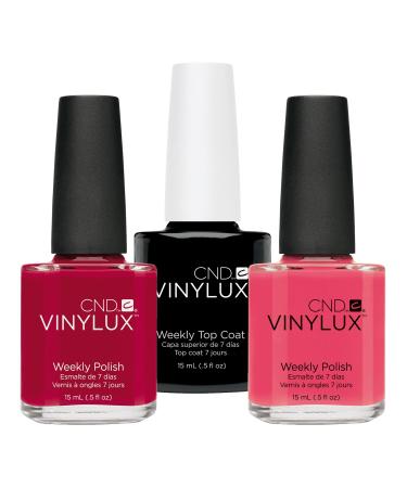 CND Vinylux Wildfire plus Tropix plus Top Coat 15 ml 1 pack (1 x 45 ml)