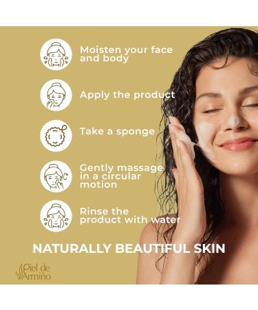 Buy Creamy Scrub Soap - Exfoliating Body Cleanser with Sunflower Oil & Shea Butter for Silky Soft Skin - Buy Online on GoSupps.com