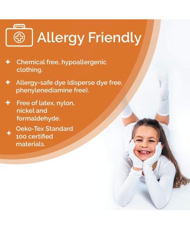 Remedywear Soft Moisturizing Eczema Socks for Adults Inflammation Relief with Tencel and Zinc (White Small) Small White - Buy Online on GoSupps.com