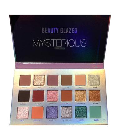 Beauty Glazed 18 Colors Shimmer Matte Pigment Glitters Makeup Shine Diamond eyeshadow palette Smoky nude makeup gloss durable waterproof eyeshadow cosmetics