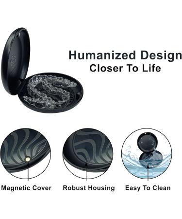 Dent Art Slim Aligner Case Dental Orthodontic Retainer Braces Storage Organizer Box (Multi Colours) (Pack of 1 Black) Pack of 1 Black - Buy Online on GoSupps.com