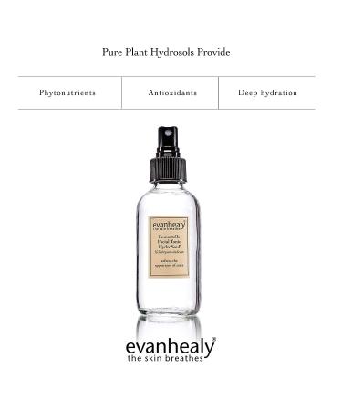 Evanhealy Immortelle HydroSoul Facial Toner - Organic Hydrosol Beauty Water Spray for Refreshing and Alcohol-Free Skin Tonic - Buy Online on GoSupps.com