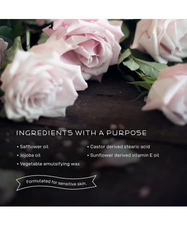 Farmstead Apothecary Natural Anti-Aging Rose Water Face Cream 4 oz - 100% Pure & Hydrating - Buy Online on GoSupps.com