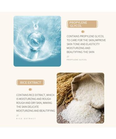  Hppsctink 2 x 50 g Cream for the Face Anti-Wrinkle Cream with Rice Base Moisturising and Deep Action Repairs the Barrier of Pigmentation 2 x 50 g - Buy Online on GoSupps.com