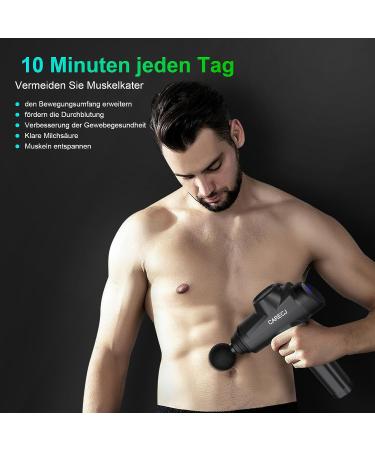 Massage Gun - High-Speed Hand Massager with 32 Speeds & 8 Heads for Neck & Shoulder Relief - International Shipping Available - Buy Online on GoSupps.com