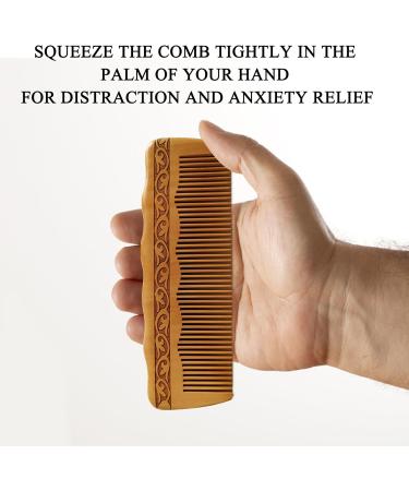 Wooden Comb Anxiety Relief Labour Comb Birthing Hospital Bag Maternity Essentials Postpartum Natural Pain Stress Relief Wood Acupressure Birth Wood B - Buy Online on GoSupps.com