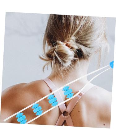 Combined Ball Pull Back Roller - Muscle Trigger Massage Stick & Silica Gel Tool for Back Pain Relief | Stretching & Recovery 115x5.6cm - Buy Online on GoSupps.com