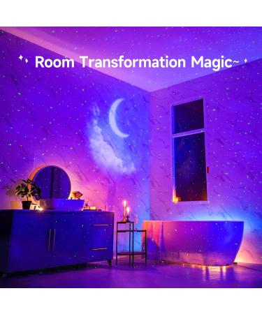 Galaxy Projector with 48 Light Modes, Moon Projection, Bluetooth Speaker - Remote Control, Timer, Night Light - Perfect Room Decor - Buy Online on GoSupps.com