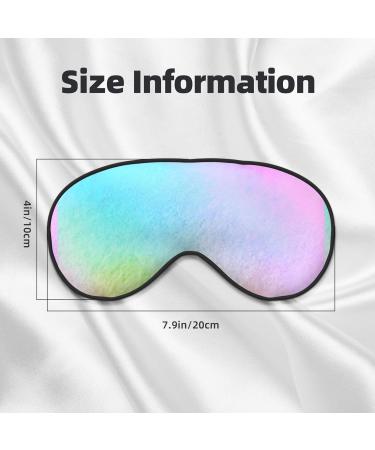 Colorful Wavy Abstract Sleep Mask | Double-Sided Soft Adjustable Eye Covers - Perfect for Shade & Reducing Eye Edema - Buy Online on GoSupps.com