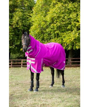 Swish Equestrian 100g Detachable Neck Turnout Rug - Mulberry 6'6 - Buy Online on GoSupps.com