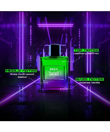 CREATION KRIVA BU-GG Sense Perfume for Men | 100 ml | Long Lasting EDP Perfume | Leathery Oudh & Incense Scent | Ideal Gift For Men | Fragrance Spray | Eau De Parfum - Buy Online on GoSupps.com