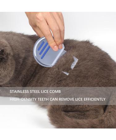 OBSCYON Double Sided Metal Head Lice Comb - 6Pcs Hair Comb Set - Buy Online on GoSupps.com