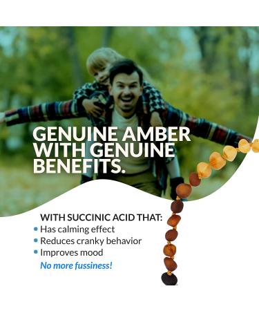 Baltic Wonder Raw Certified 100% Authentic Rainbow Baltic Amber Necklace - Buy Online on GoSupps.com