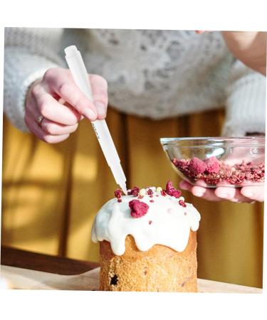 MAGICLULU 2pcs Baking Pigment Pen Chocolate Pen Pigment Markers Food Coloring Markers Cake Pens White Plastic - Buy Online on GoSupps.com