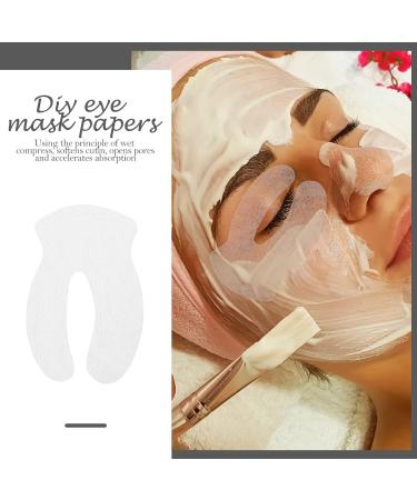Healeved 1000pcs U-Shaped Eye Mask Paper - DIY Eye Pads for Facial Care & Moisturizing | Cotton Eye Covers for Healthy Skin - Buy Online on GoSupps.com